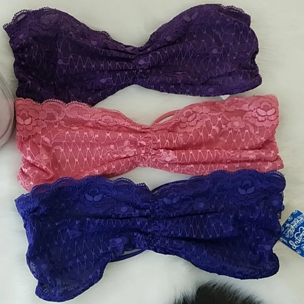 Free People Lace Bandeau Size Small